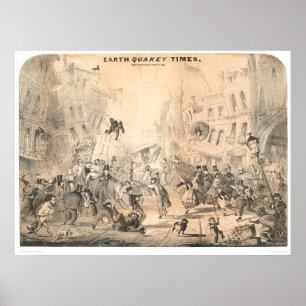 Poster Earth Quakey Times (0785A)