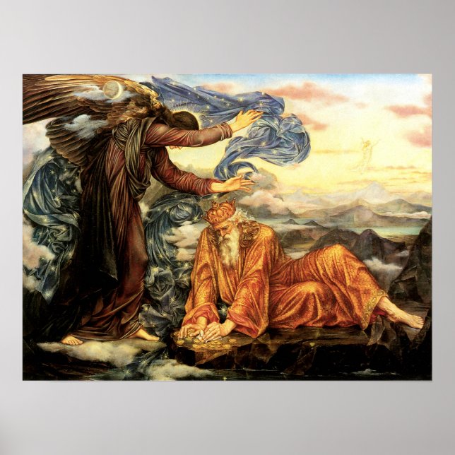 Poster Earthbound par Evelyn De Morgan, Art victorien (Devant)