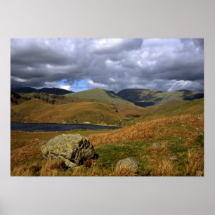 Poster Easedale Tarn Cumbria Angleterre