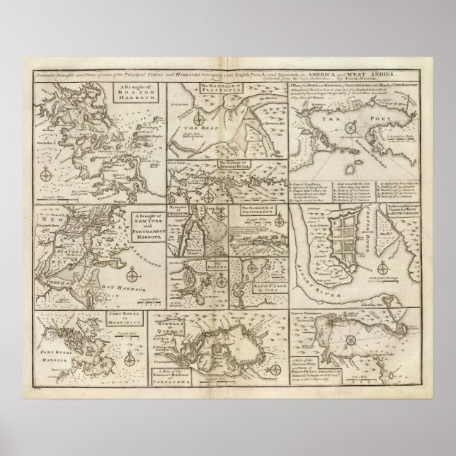 Poster East Coast, États-Unis (Devant)