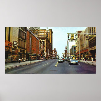 Poster East Main Street 1960