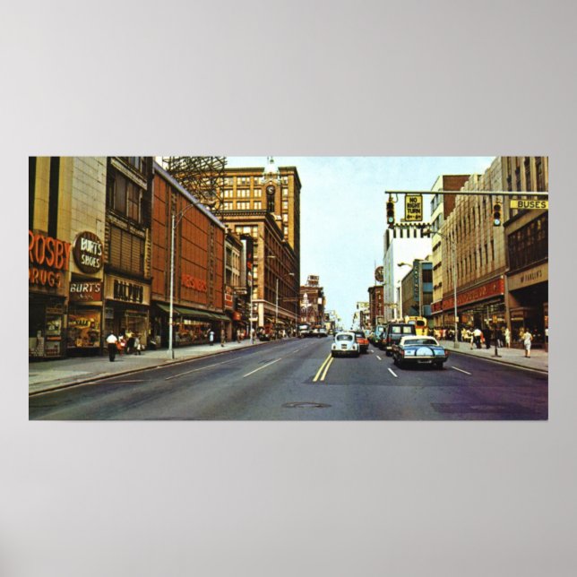 Poster East Main Street 1960 (Devant)