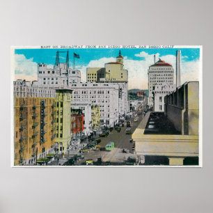 Poster East on Broadway de San Diego Hotel
