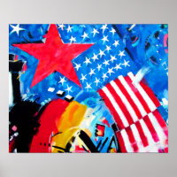 East Side Gallery, Berlin Wall, drapeaux