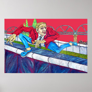 Poster East Side Gallery, Berlin Wall, Echap Climat