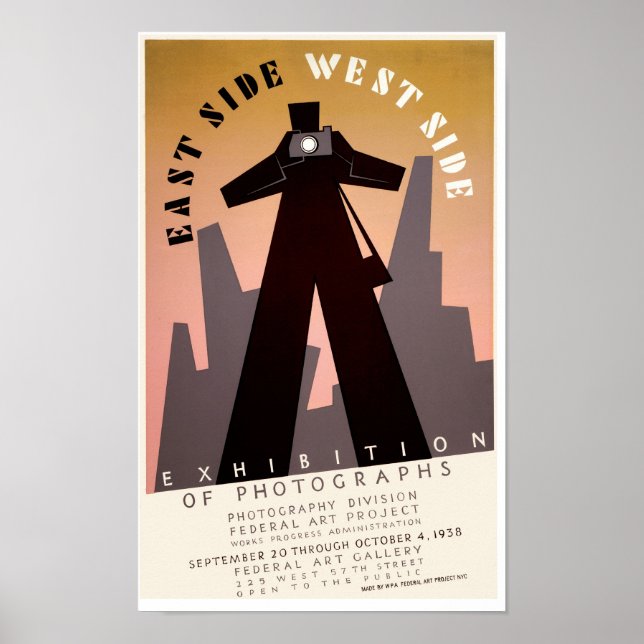 Poster East Side West side (Devant)