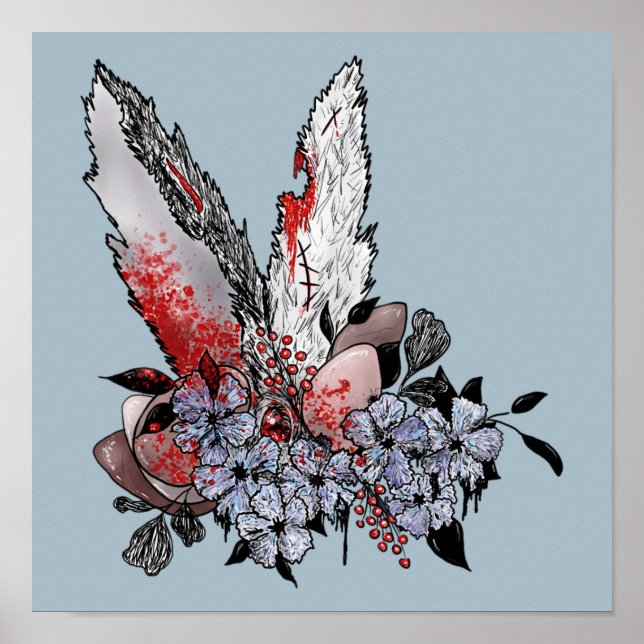 Poster Easter Bunny Horreur (Devant)