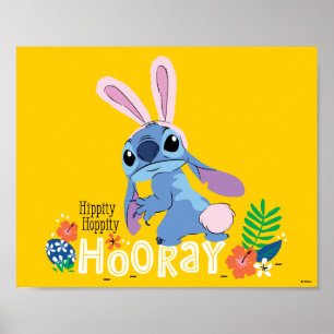 Poster Easter Stitch   Hippity Hoppity Hooray