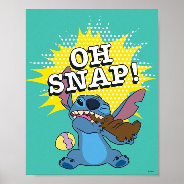 Poster Easter Stitch | Oh Snap ! (Devant)