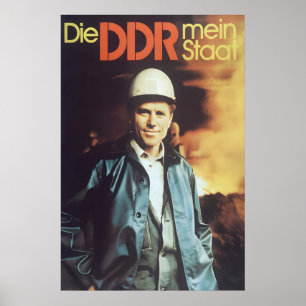 Poster Eastern Germany The DDR. My country