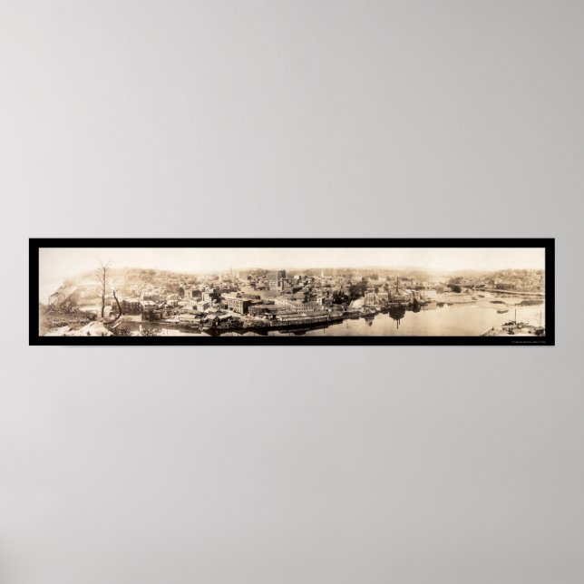 Poster Easton, Pennsylvanie Photo 1913 (Devant)