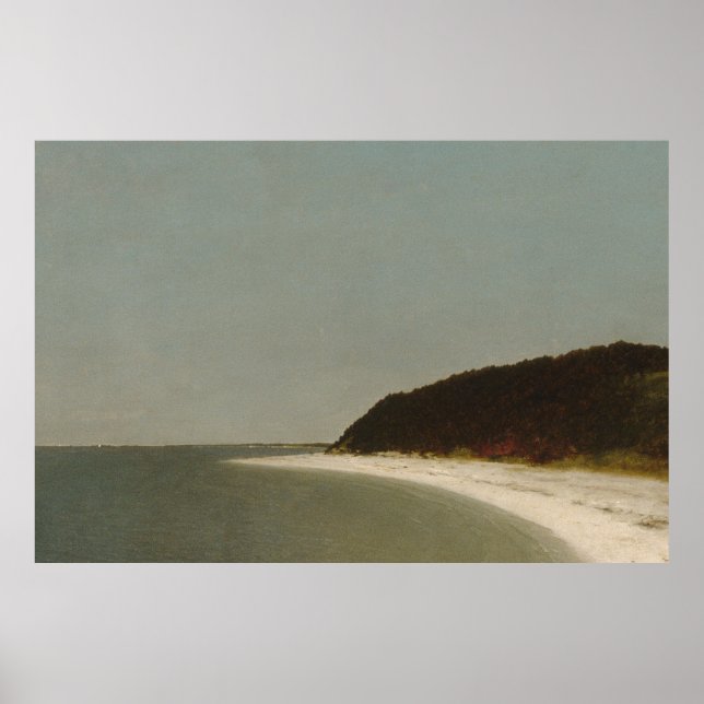 Poster Eaton's Neck, Long Island | John Frederick Kensett (Devant)