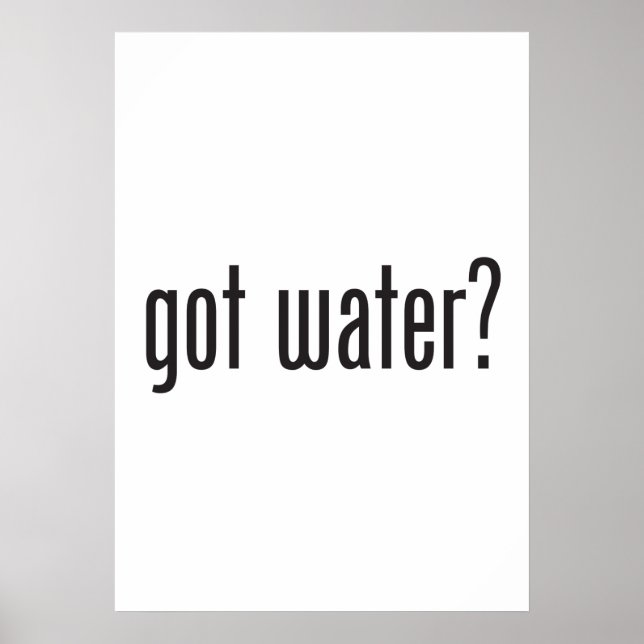 Poster eau (Devant)
