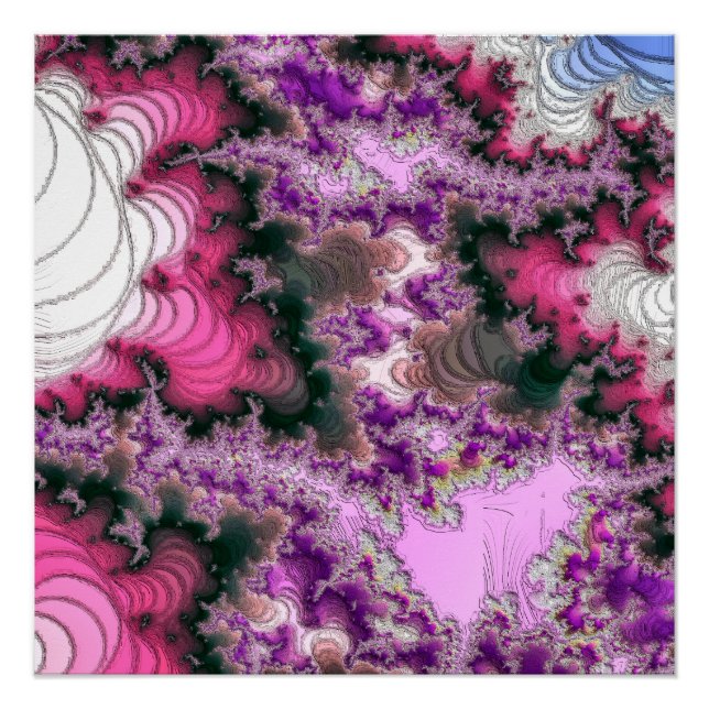 POSTER EAU ABSTRAITE (Devant)