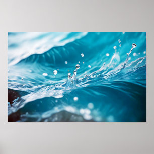 Poster Eau Approfondie Eau En Mouvement Tranquille Nature
