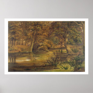 Poster Eau arrière du Bratford, 1864 (avec crayon o