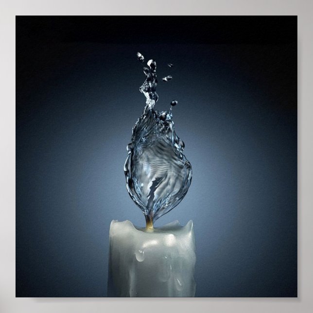 Poster Eau brûlante (Devant)