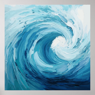 Poster Eau de flux