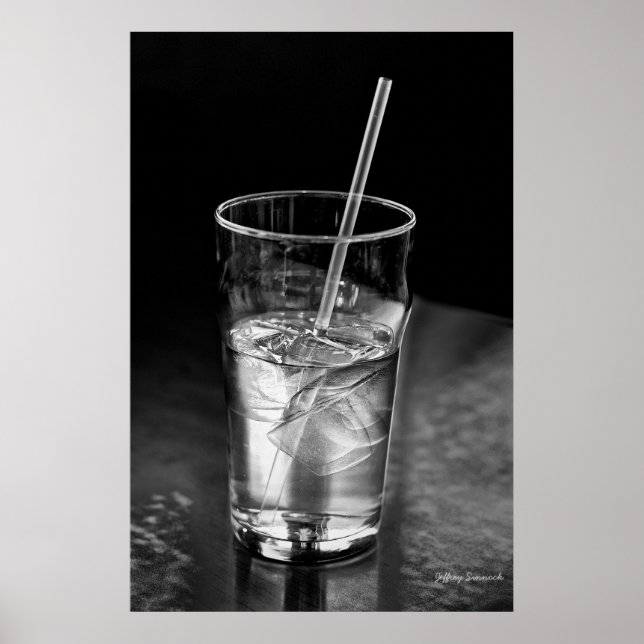 Poster Eau de glace (Devant)