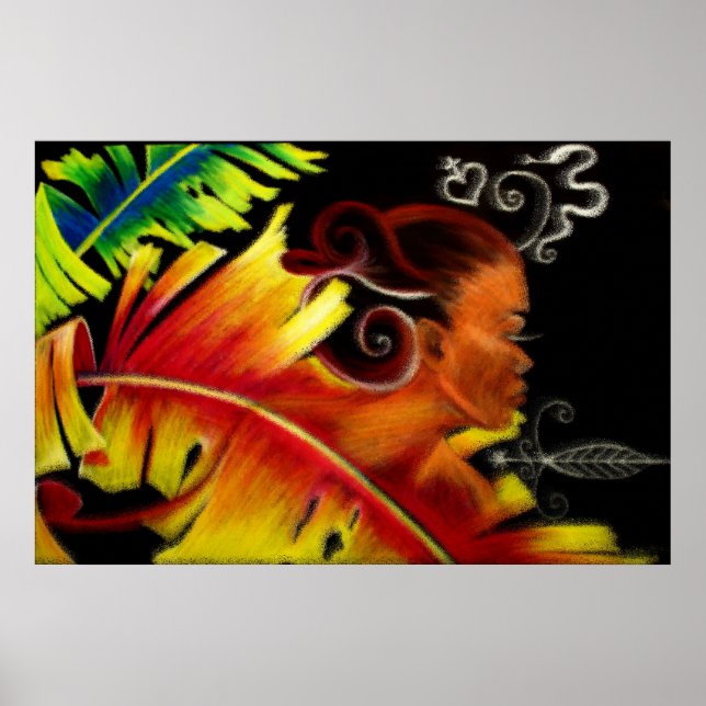 Poster Eau de la flamme II (Devant)