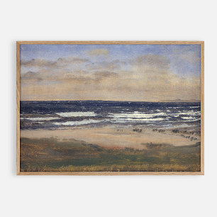 Poster Eau de mer, huile vintage