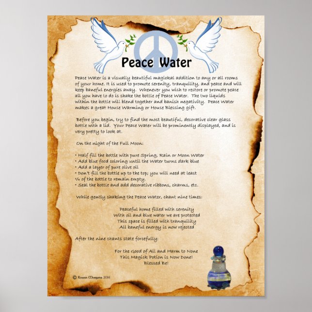 POSTER EAU DE PAIX (Devant)
