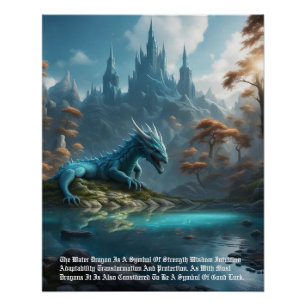 Poster Eau dragon