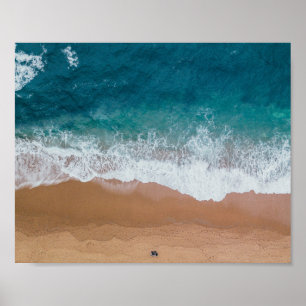 Poster Eau du corps bleu