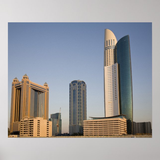 Poster EAU, Dubaï. Park Place Tower et autres (Devant)