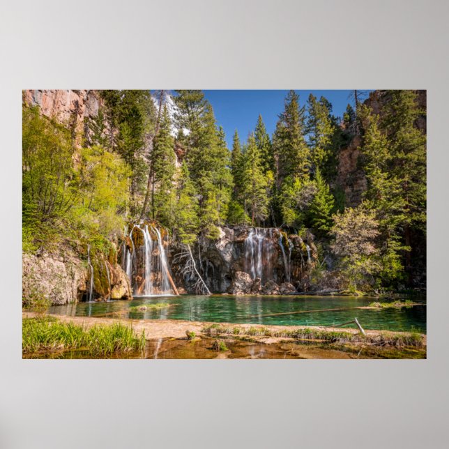Poster Eau | Hanging Lake Glenwood Springs, Colorado (Devant)