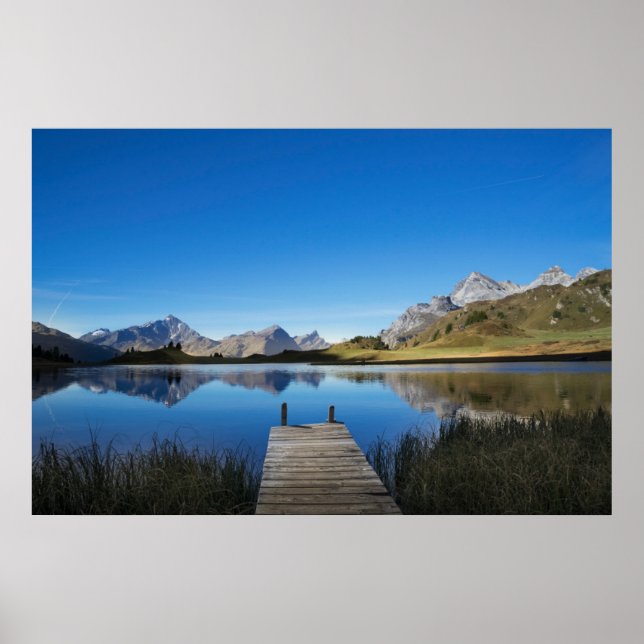 Poster Eau | Lai da Vons Suisse (Devant)
