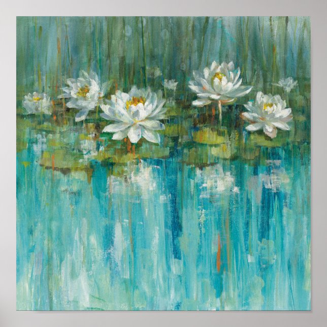 Poster Eau Lily Pond (Devant)