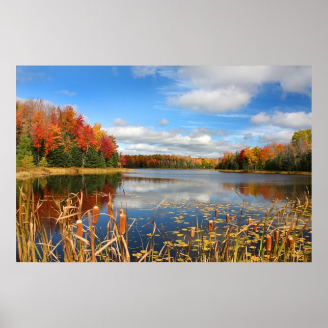 Poster Eau | Mabel Lake Canada (Devant)