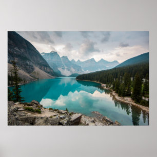 Poster Eau   Moraine Lake Alberta Canada