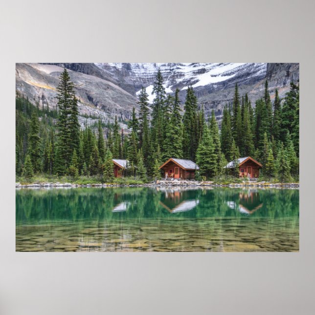 Poster Eau | Parc national Yoho Canada (Devant)