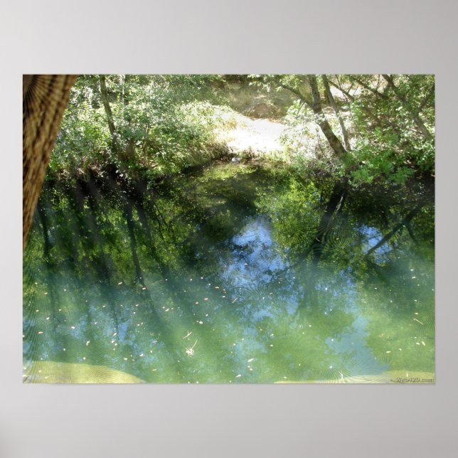 Poster eau psychédélique (Devant)