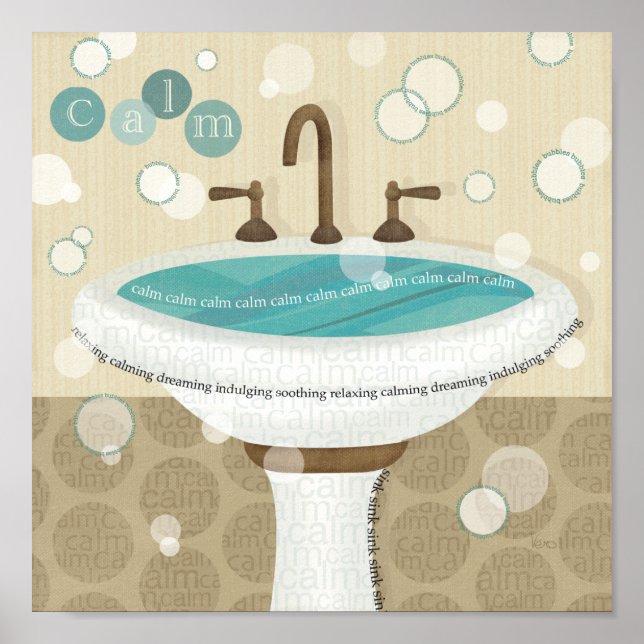 Poster Eau relaxante (Devant)