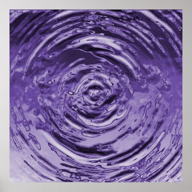 Poster Eau Violet (Devant)