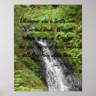 Poster Eau vive