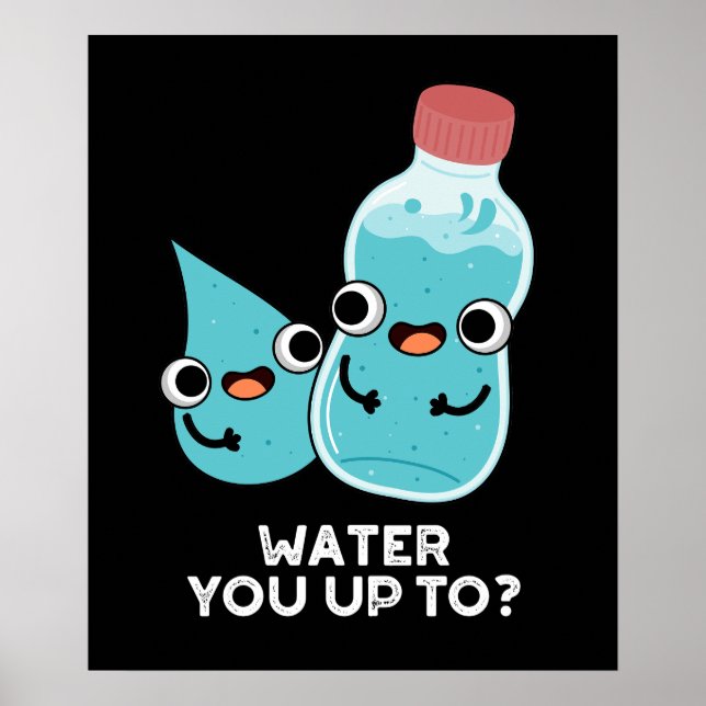 Poster Eau Vous Jusqu'À Drôle Jeux D'Eau Dark BG (Devant)
