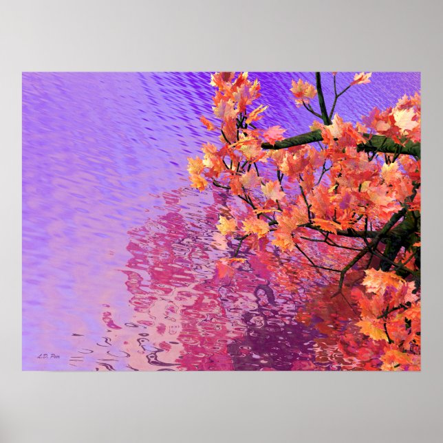Poster Eaux d'automne (Devant)