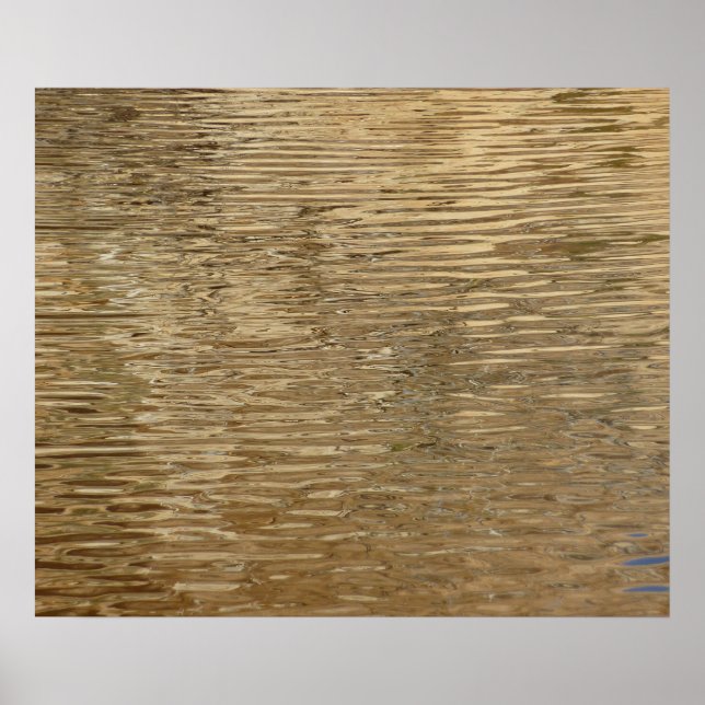 Poster Eaux du barrage Barker au parc national Joshua Tre (Devant)