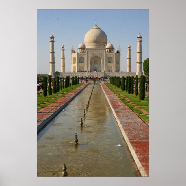Poster eaux du taj mahal (Devant)