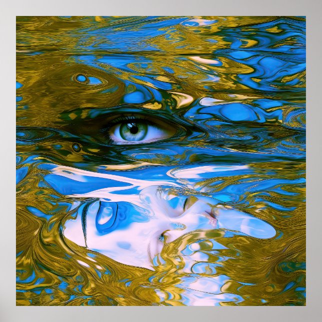 Poster Eaux mystiques (Devant)