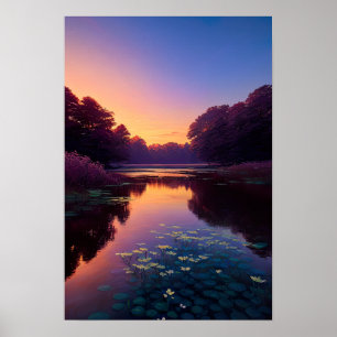 Poster Eaux tranquilles à Dusk