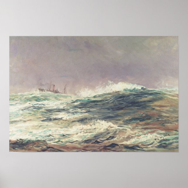 Poster Ebb Tide, Long Reach, 1881 (Devant)