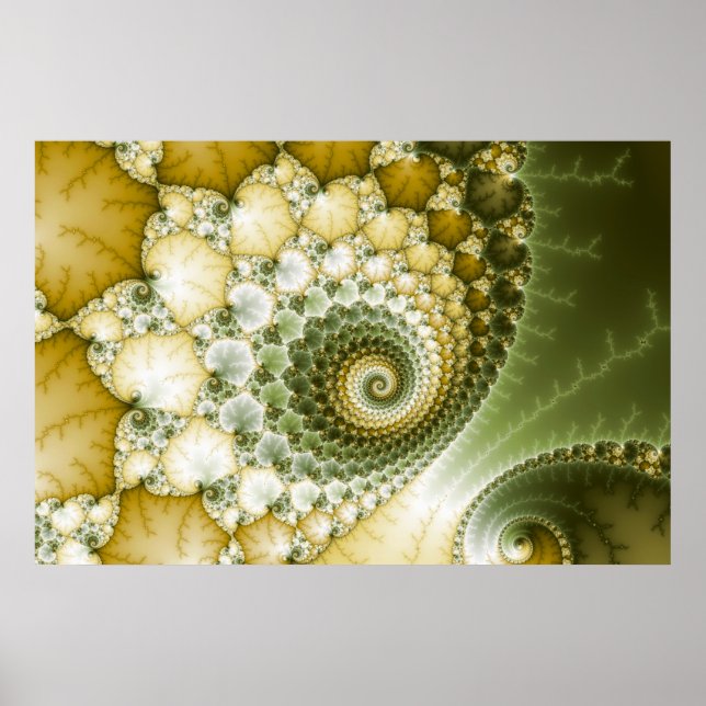 Poster Écale l'art fractal (Devant)