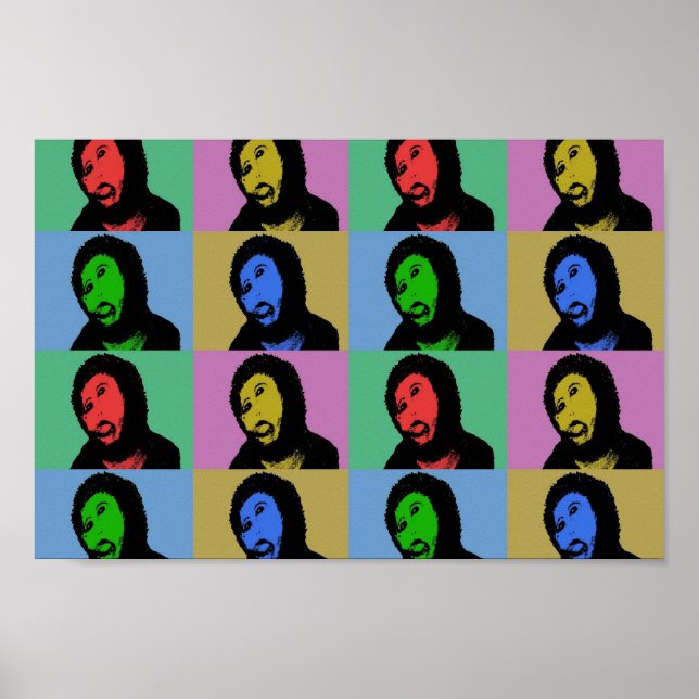 Poster Ecce homo pop art (Devant)