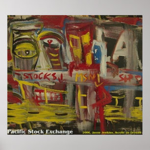 Poster Échange Stock Pacifique