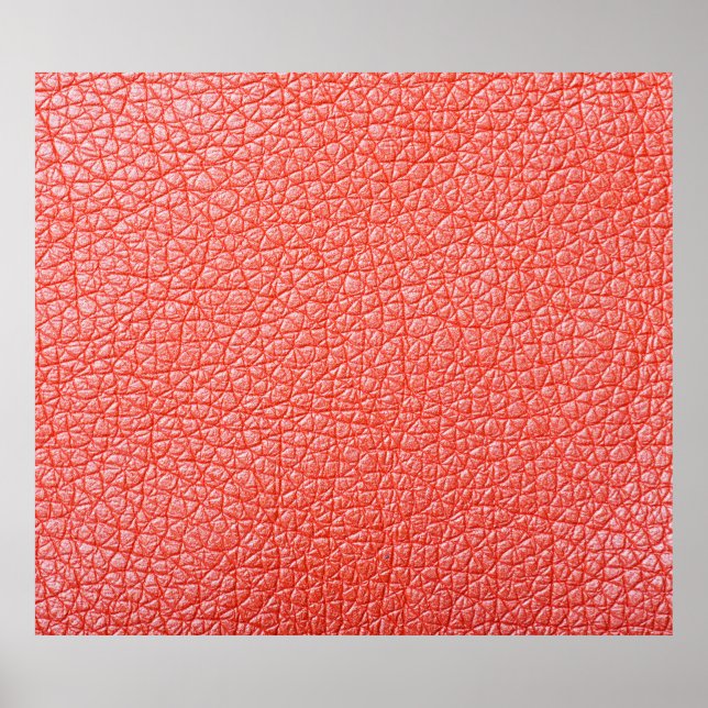 Poster Échantillon d'ameublement en cuir orange textureab (Devant)